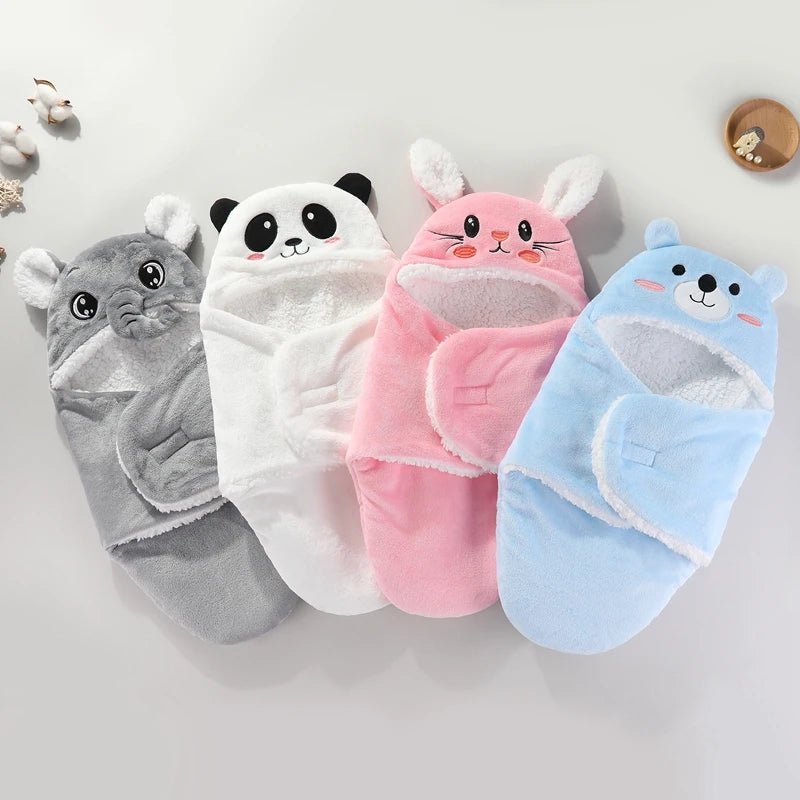 Couverture chaude en flanelle pour bébé avec motif mignon