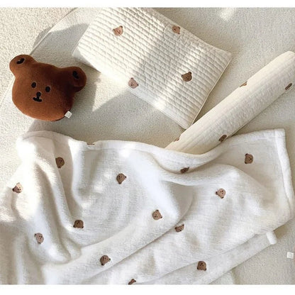 Couverture douce pour bébé ourson