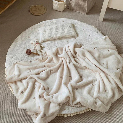 Couverture en flanelle douce pour bébé