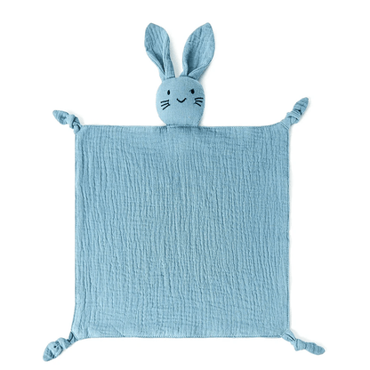 Doudou bébé léger et doux en forme de lapin