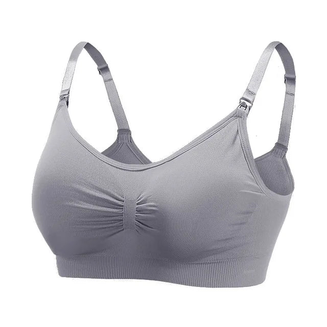 soutiens-gorge d’allaitement confortables gris