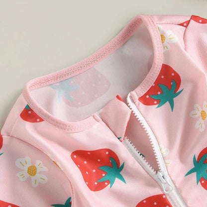 Maillot de bain bébé pour filles manches longues plage piscine