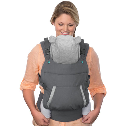 Porte-bébé ergonomique avec siège hanche et support lombaire